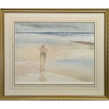 AT THE BEACH, A PRINT BY SIR WILLIAM RUSSELL FLINT