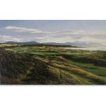 ROYAL DORNOUCH, 17TH HOLE, A PRINT BY LINDA HARTOUGH