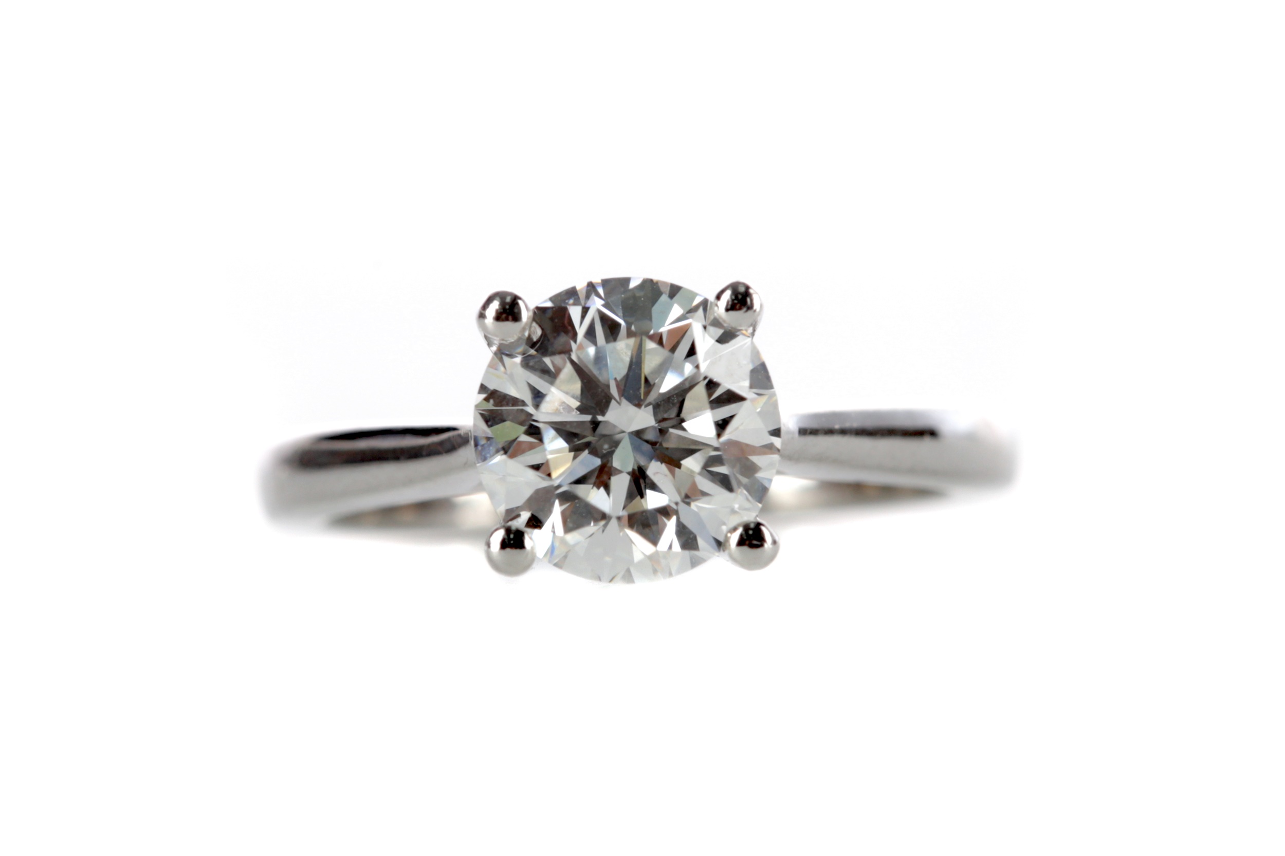 A DIAMOND SOLITAIRE RING