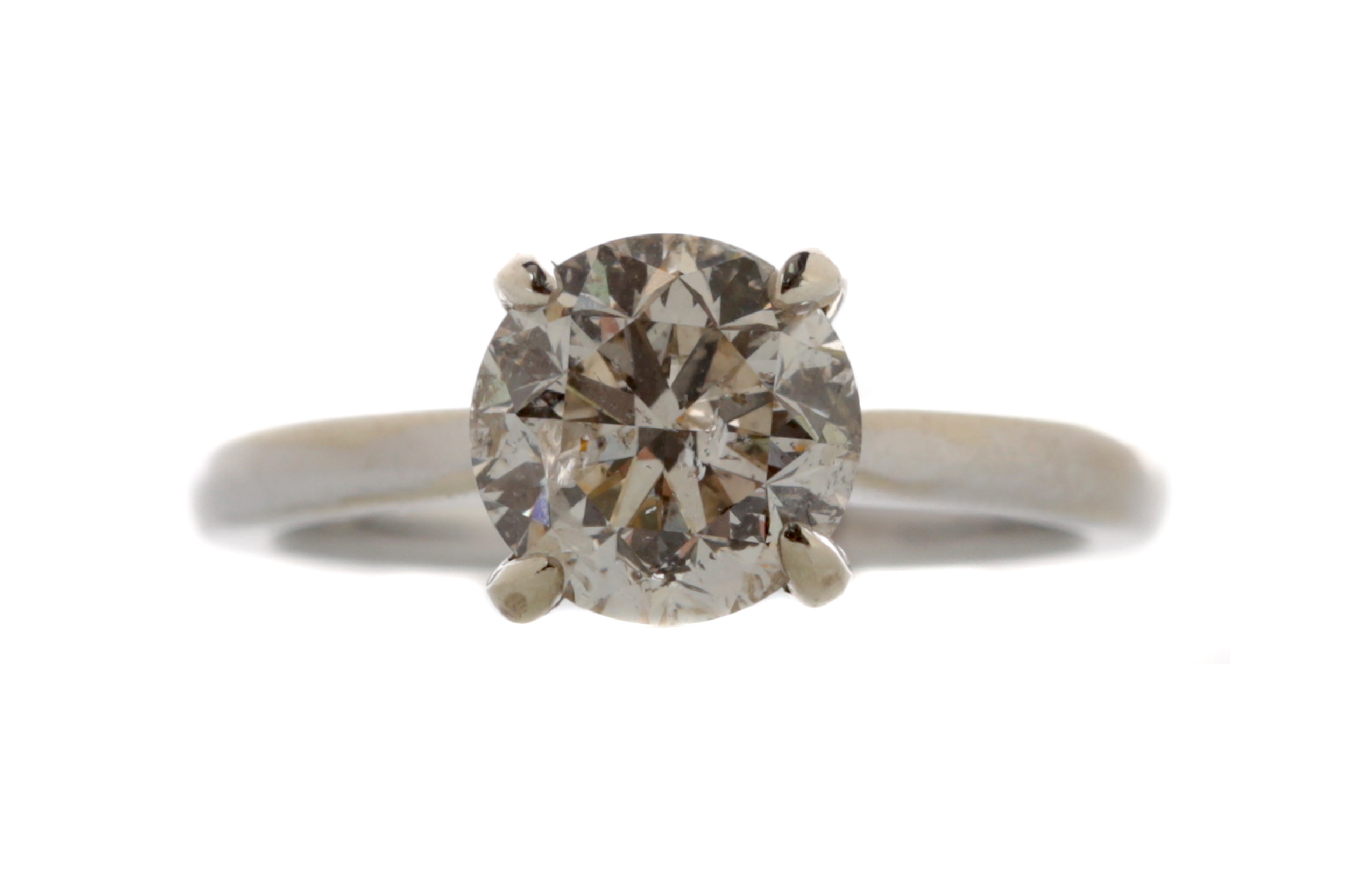 A DIAMOND SOLITAIRE RING