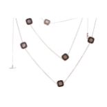 A ROBERTO COIN 'POIS MOI' MOTHER OF PEARL NECKLACE