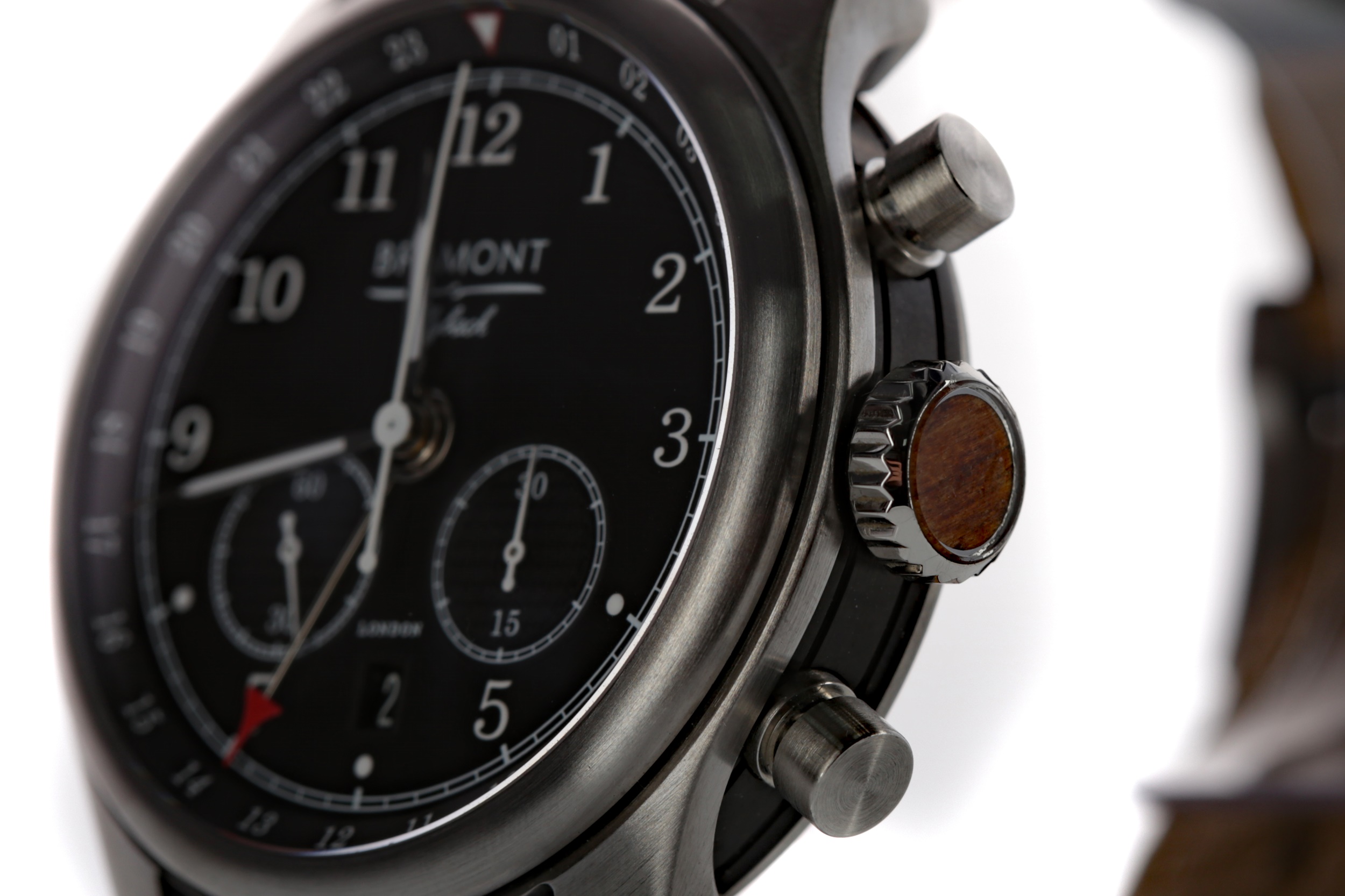 A GENTLEMAN'S BREMONT CODEBREAKER CHRONOGRAPH LIMITED EDITION STAINLESS STEEL AUTOMATIC WRIST WATCH - Image 4 of 6