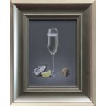 CHAMPAGNE & OYSTER, A GICLEE PRINT BY COLIN WILSON