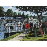 ENGLISH ELEGANCE, A HAND EMBELLISHED CANVAS BY SHERREE VALENTINE DAINES