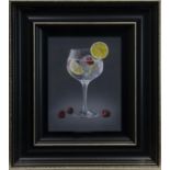 ICED LEMON & RASPBERRIES, A PRINT BY COLIN WILSON