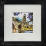 BRIDGE, A FRAMED PRINT