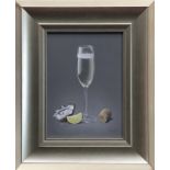 CHAMPAGNE & OYSTER, A GICLEE PRINT BY COLIN WILSON