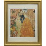 GIRLFRIENDS, A PRINT AFTER GUSTAV KLIMT