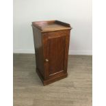 A VICTORIAN SATIN BIRCH POT CUPBOARD