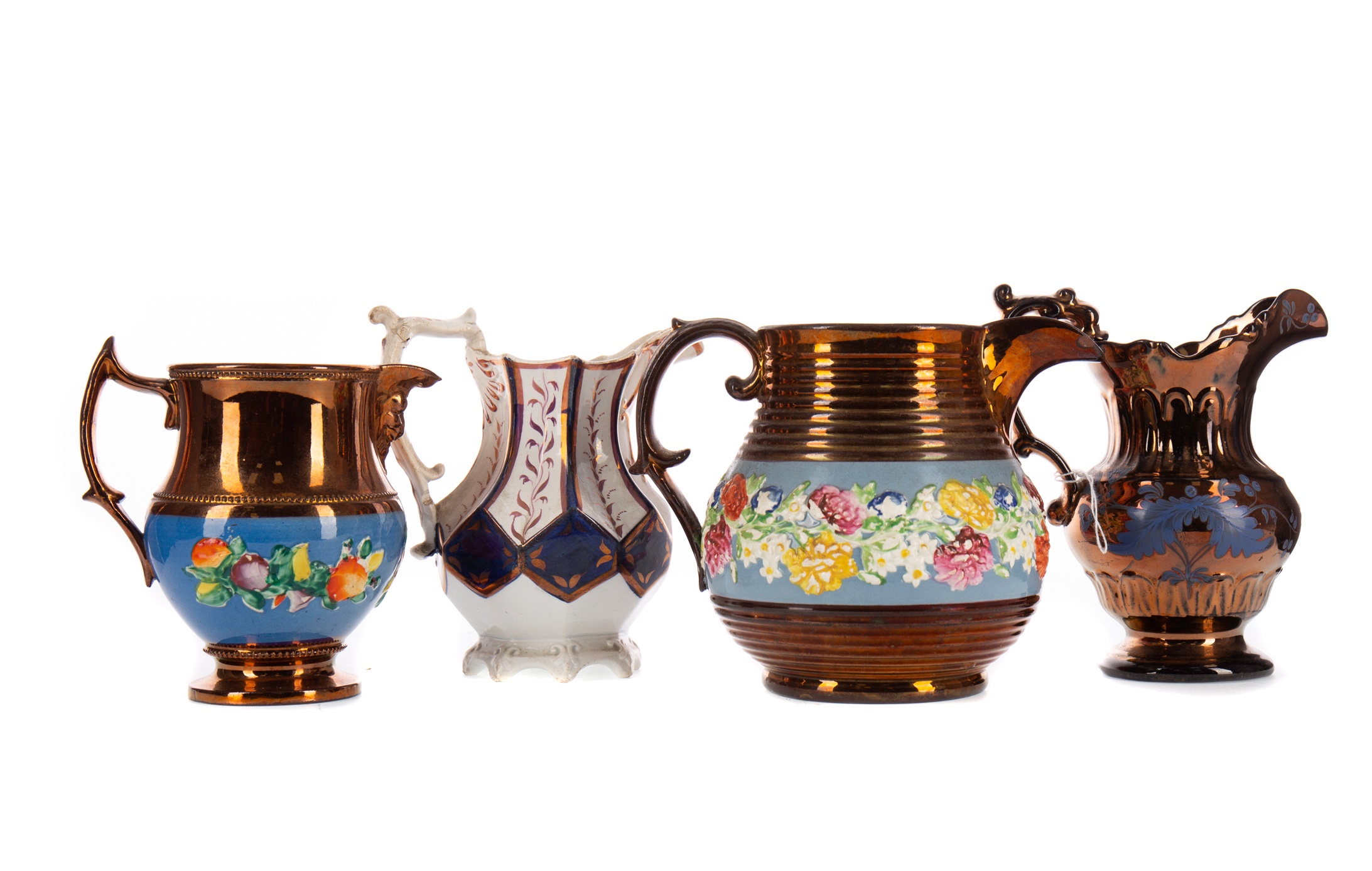 A COLLECTION OF TEN 19TH CENTURY AND LATER JUGS - Image 2 of 2