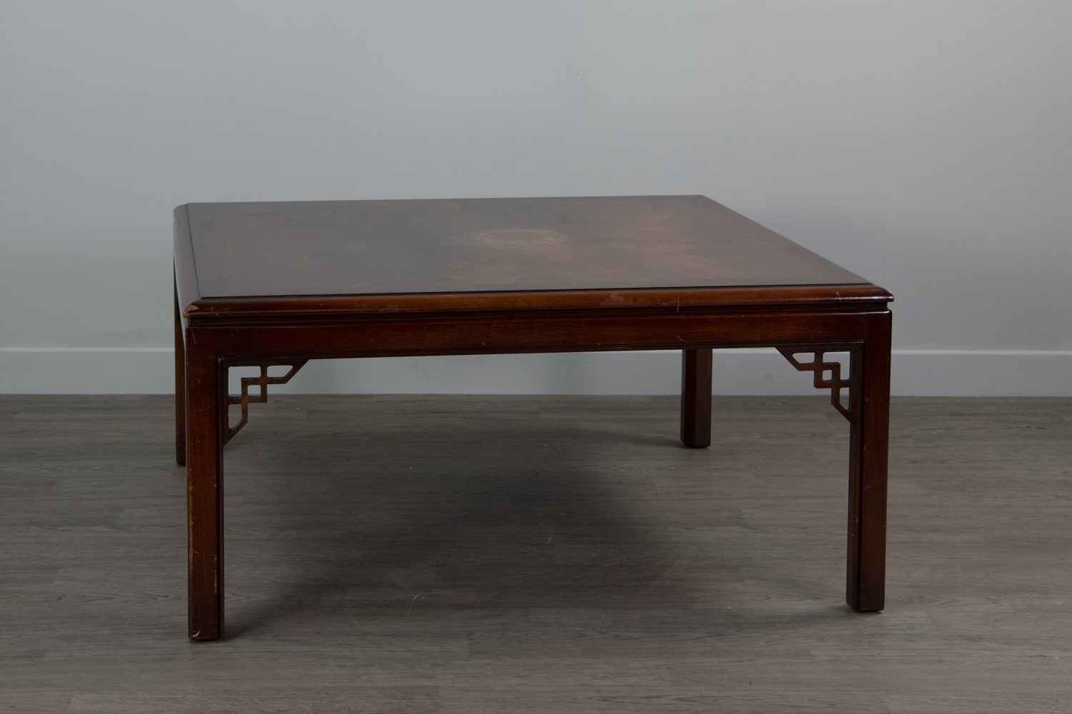 MAHOGANY SQUARE COFFEE TABLE