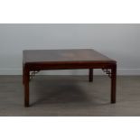 MAHOGANY SQUARE COFFEE TABLE