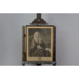 A LOT OF SIX 18th CENTURY MEZZOTINT PORTRAIT ENGRAVINGS