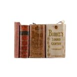 TWO VOLUMES BURKE’S PEERAGE AND TWO OTHER VOLUMES