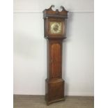 A GEORGE III LONGCASE CLOCK