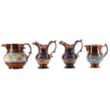 A COLLECTION OF TEN 19TH CENTURY AND LATER JUGS