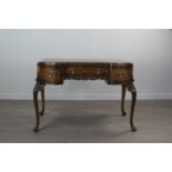 A WALNUT DRESSING TABLE OF QUEEN ANNE DESIGN