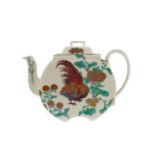 A WEDGWOOD AESTHETIC MOVEMENT EARTHENWARE TEAPOT AND COVER