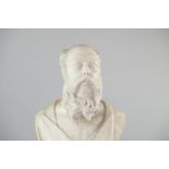 A VICTORIAN MARBLE BUST OF HUGH LIDDELL GRAINGER OF AYTON