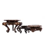 THREE EARLY 20TH CENTURY CHINESE HARDWOOD STANDS