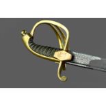 AN IMPERIAL RUSSIAN OFFICER'S DRESS SWORD