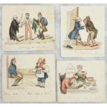 ENGLISH SCHOOL, EARLY 19TH CENTURY  AN UNFORTUNATE BEE-ING AND OTHER HUMOROUS SUBJECTS, ELEVEN,