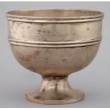 A GEORGE V SILVER ROSE BOWL, 15.5CM H, MARKS RUBBED, BY CHARLES BOYTON AND SON LIMITED, LONDON