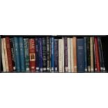 ONE SHELF OF BOOKS, ART REFERENCE,  PARTICULARLY ENGLISH FURNITURE INCLUDING CHINNERY AND