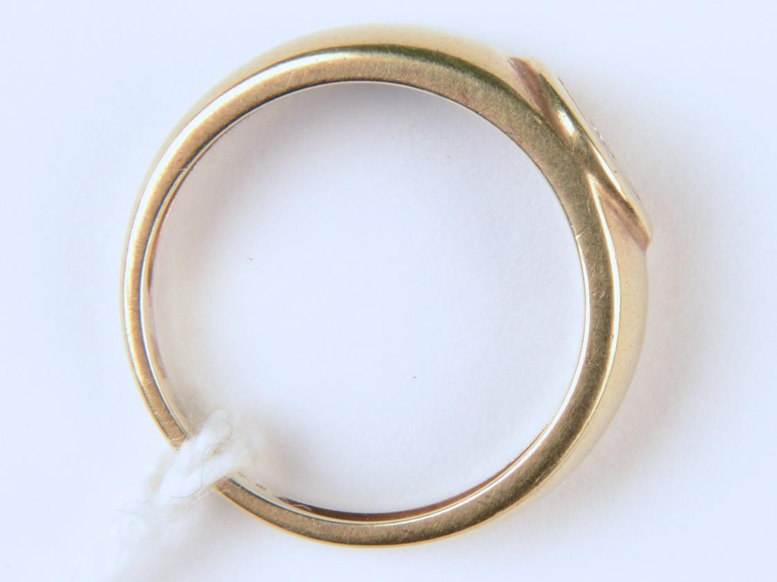 A DIAMOND SOLITAIRE RING IN 9CT GOLD, SHEFFIELD 2000, 3.6G, SIZE Q Slight wear - Image 2 of 2