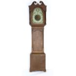 A WEST CUMBERLAND SCUMBLED DEAL THIRTY HOUR LONGCASE CLOCK, B MITCHELL COCKERMOUTH, C1820, THE