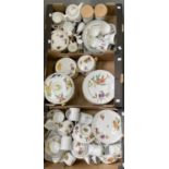 A QUANTITY OF ROYAL  WORCESTER  EVESHAM DINNER WARE Some decoration faded, wear to gilding