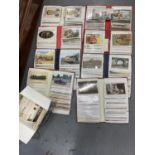 AN EXTENSIVE COLLECTION OF PICTURE POSTCARDS, MOSTLY EARLY 20TH C, ARRANGED THEMATICALLY IN EIGHT