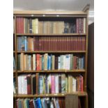 SIX SHELVES OF BOOKS, MISCELLANEOUS GENERAL SHELF STOCK