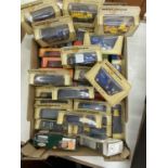 A COLLECTION OF BOXED MATCHBOX DIECAST MODELS OF YESTERYEAR, APPROXIMATELY HALF IN WOOD GRAIN