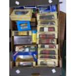 A COLLECTION OF MATCHBOX MODELS OF YESTERYEAR, BOXED AND UNBOXED AND OTHER DIECAST VEHICLES (