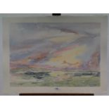 MICHAEL GOYMOUR - LANDSCAPES, A COLLECTION ALL SIGNED, WATERCOLOUR, 56 X 75CM AND CIRCA, UNFRAMED,