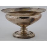 A NORWEGIAN SILVER BOWL,  WITH ENGRAVED BORDERS AND BEADED RIM, 15.5CM DIA, BY J TOSTRUP, 1874