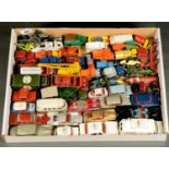 A QUANTITY OF DINKY AND OTHER DIE CAST TOY VEHICLES, 1960'S /70'S, TO INCLUDE BATMOBILE, JAMES