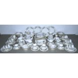 A ROYAL ALBERT BONE CHINA BRIGADOON PATTERN DINNER SERVICE