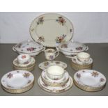 A ROYAL WORCESTER BONE CHINA ROANOKE  DINNER SERVICE