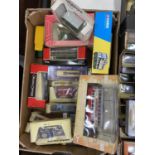 A COLLECTION OF BOXED MATCHBOX DIECAST MODELS OF YESTERYEAR AND OTHER, LARGER SCALE MODELS, ALSO