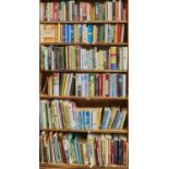 SIX SHELVES OF BOOKS, MISCELLANEOUS GENERAL SHELF STOCK, TO INCLUDE BRITISH HISTORY AND POLITICAL