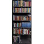 SIX SHELVES OF BOOKS, MISCELLANEOUS GENERAL SHELF STOCK, TO INCLUDE POLITIAL AND OTHER BIOGRAPHY,