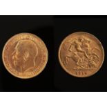 GOLD COIN. SOVEREIGN 1913 Condition report
