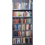 SIX SHELVES OF BOOKS, MISCELLANEOUS GENERAL SHELF STOCK, TO INCLUDE POLAR, HISTORY, BIOGRAPHY,