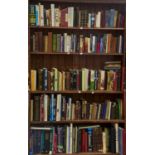 FIVE SHELVES OF BOOKS, MISCELLANEOUS SHELF STOCK Condition report