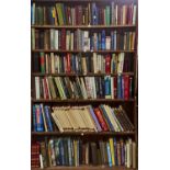 SIX SHELVES OF BOOKS, MISCELLANEOUS GENERAL SHELF STOCK Condition report