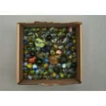 A COLLECTION OF VINTAGE GLASS MARBLES Condition reportMostly in good condition