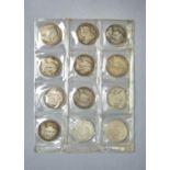 SILVER COINS. CROWN 1887-1897 AND 1900 (12) Condition reportAs llustration