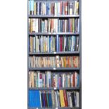 SIX SHELVES OF BOOKS, MISCELLANEOUS GENERAL SHELF STOCK, TO INCLUDE POLITICAL AND OTHER BIOGRAPHY,